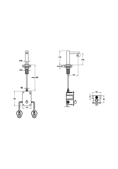 VitrA AA47214 quasee Temassız Lavabo Bataryası