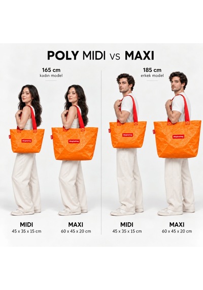 Baghashtag Poly Maxi Turuncu Çanta
