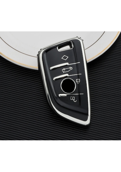 Bmw Uyumlu G30 Parlak Siyah Anahtar Kılıfı 