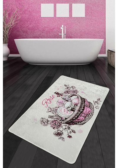 Rose Basket Banyo Halısı Djt 80x100 cm
