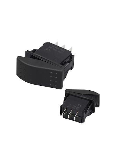 Sembolsüz Işıksız Yaylı 3 Pinli On-off-on 12-24v Marin Switch