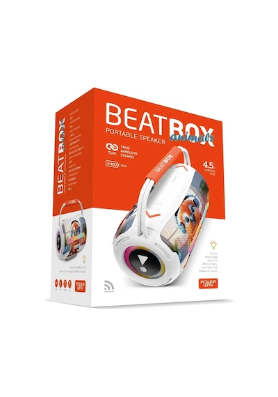 Powerway Beatbox Led Işıklı USB SD Aux FM Radyo Bluetooh Hoparlör