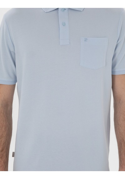 Pierre Cardin Erkek Açık Mavi Tişört Basic 50302538-vr003