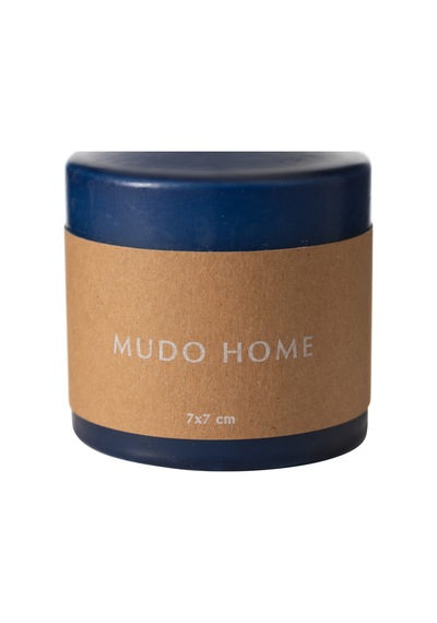 Mudo Home Sütun Mum Lacivert 7x7 Diğer