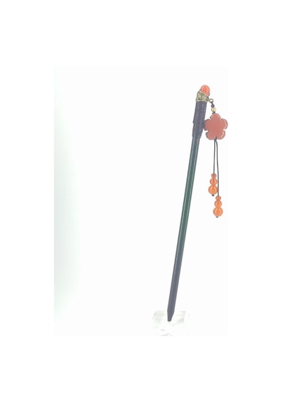 Tedz Collectıon Karamel Murano Püsküllü Topuz Çubuğu Karamel