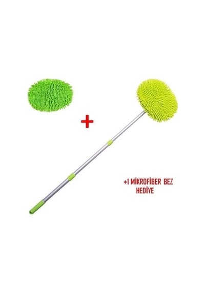 Tr Yedek Bezli Mikrofiber Araba Yıkama Fırçası