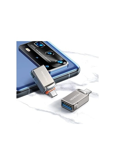Ot-8730 Usb To Type-c Çevirici Soket Converter Gri