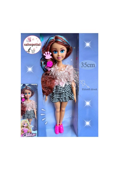 Büyük Boy Et Bebek 35cm Elbiseli Bebek Gerçekçi Model Bebek Good Girl Bebek 35cm