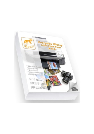 Rovi Everyday Parlak  Fotoğraf Kağıdı 200Gsm 50Yp 13X18