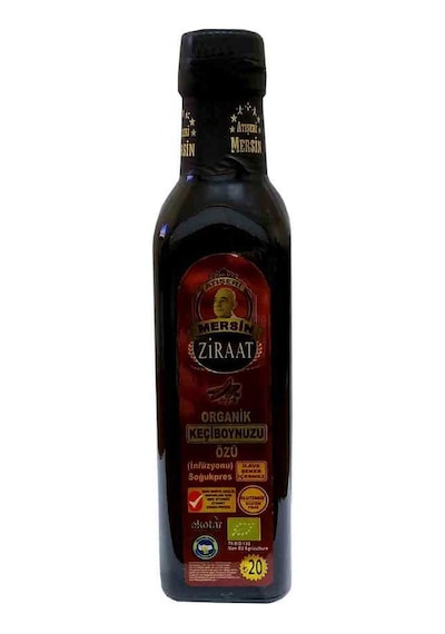 Keçiboynuzu Özü Harnup Özü Organik Cam Şişe 350 Gr