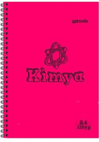 Mynote A4 Plastik Kapak Spiralli Derse Özel Defter Müzik 40 Yp