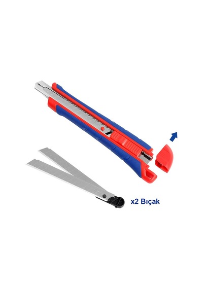 Workpro Wp212008 9mm Ağır Hizmet Paslanmaz Çelik Kasa Maket Bıçağı