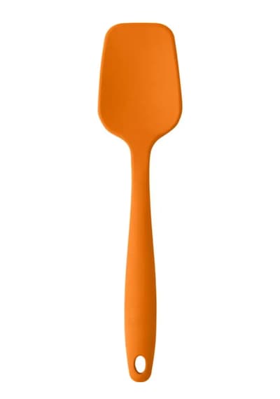 Pink Rose Bybirgül 27 Cm Büyük Boy Yanmaz Yapışmaz Silikon Spatula Seti 3 Parça Turuncu