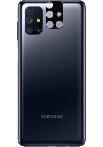 Galaxy M51 Zore 3D Kamera Camı Siyah
