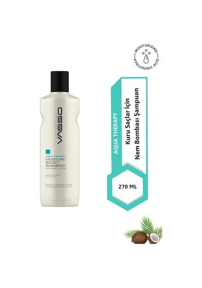 Vasso Aqua Therapy Moisture Boost Nem Yükleme Şampuanı 270 ML