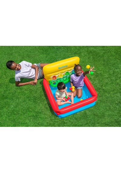 Bestway Sort 'n Play 15 Oyun Topu Ile Top Çukuru Seti Çok Renkli