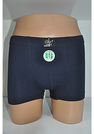 İlke Erkek Lacivert Bambu Boxer 3'lü