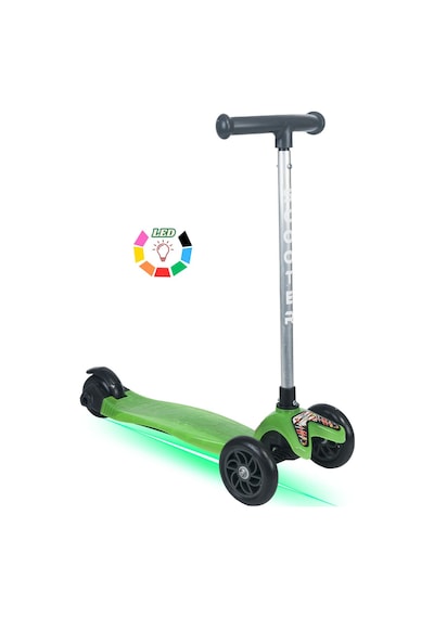 Tois ColorWase Led Işıklı 4 Kademe(50-65 cm) Ayarlanabilir 3 Tekerlekli Scooter Antrasit