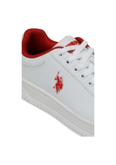 U.s. Polo Assn. Marlon Cilt Kadın Sneaker Spor Ayakkabı 867800000705 05 Beyaz Beyaz