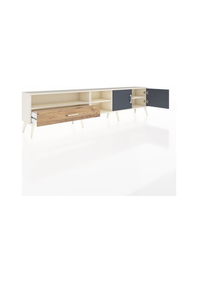 Arges Tv Ünitesi 3 Raflı Tek Çekmeceli 2 Kapaklı 220x30x51 Aytaşı-antrasit/çam Antrasıt/atlas Çam - Aytası Arges Tv Ünitesi 3 Raflı Tek Çekmeceli 2 Kapaklı 220x30x51 Aytaşı-antrasit/çam Antrasıt/atlas Çam - Aytası
