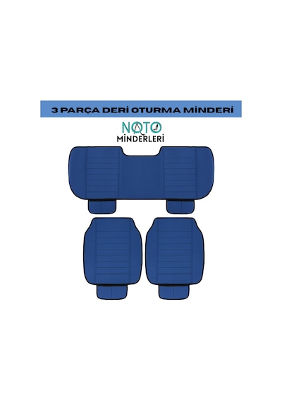 Renault Duster Araçlara Uyumlu Premium Deri 3 Parça Oto Koltuk Minderi Araca Uyumlu 4 Mevsim Kolay Montaj 38433588