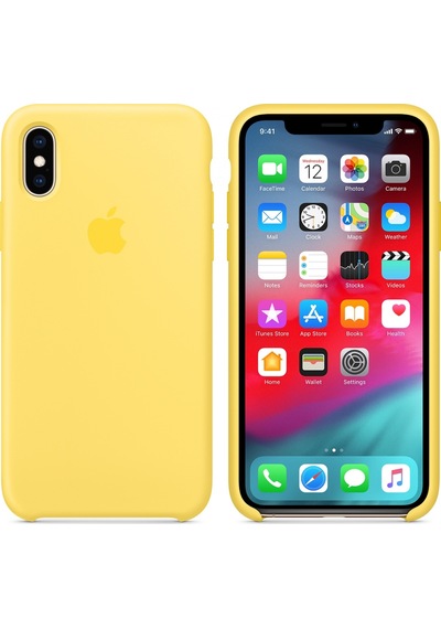 Nettech Apple Uyumlu iPhone X Arka Koruma Kılıf - Sarı Sari