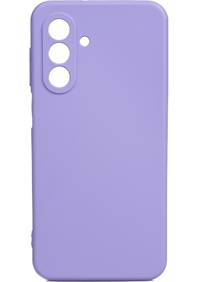 Samsung Uyumlu Galaxy A17 Kılıf Zore Biye Silikon Lila