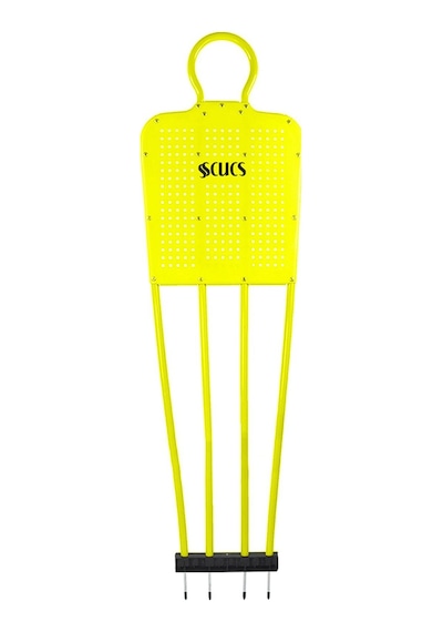 Scucs 1312 Çivili Plastik Baraj Adam 180 Cm Sarı