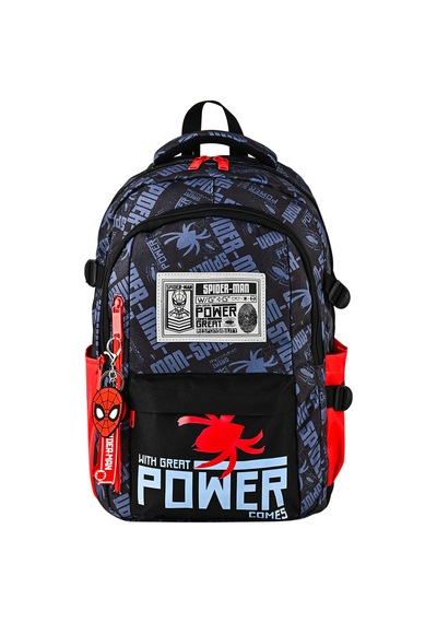 Faber-Castell Spiderman Deep Power Sırt Çantası,su İtici Baskılı Kumaş,ayarlanabilir Omuz Askılığı Çok Renkli