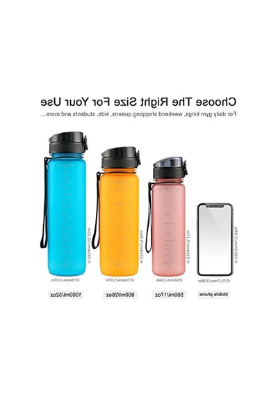 Çocuklar İçin Sızdırmaz Spor Şişe, 1l Ve 800ml Seçenekleriyle 0