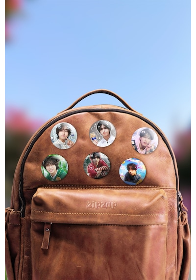 Han Stray Kids Kpop Çanta Süsü Rozet İğneli Buton Rozet Seti 6 Adet Altılı