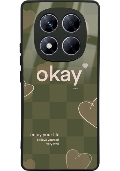 Xiaomi Redmi Note 14 Pro 4g Enjoy Your Life Tasarımlı Glossy Telefon Kılıfı Çok Renkli