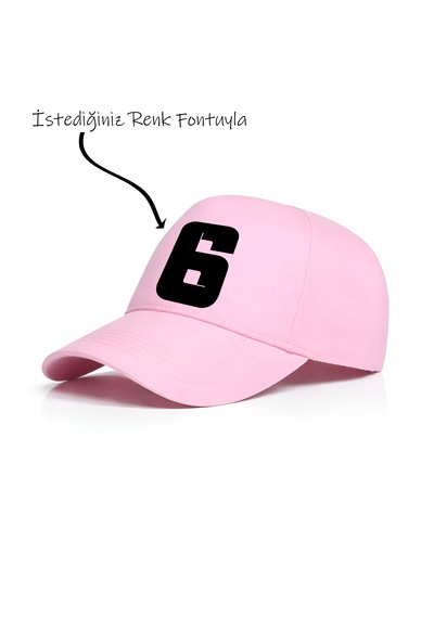 Ogc 6 Sayısı Unisex Şapka Pembe
