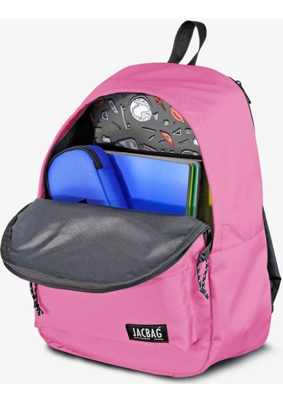 Classic Tek Bölmeli Sırt Çantası Jac-12 Pembe