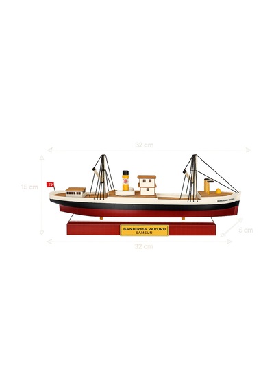 Bandırma Vapuru Maket 32 Cm