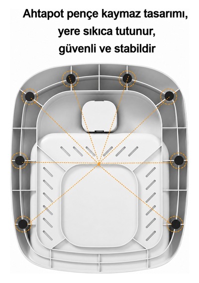 Ayarlanabilir Bebek Banyo Destek Standı Kaymaz Tabanlı Ergonomik Ördek Tasarımlı Bebek Banyo Istasyonu Diğer