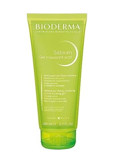 Sébium Yağlı, Akne Eğilimli Cilt Sivilce Karşıtı Salisilik Asit Glikolik Asit Temizleme Jeli 200 Ml