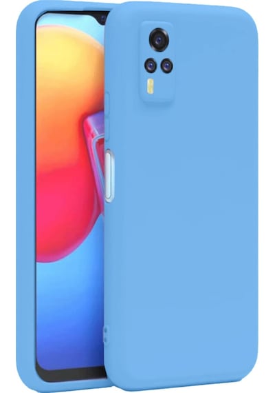 Y53s Kılıf Nano İçi Kadife Silikon - Mavi Bzsxx00 1