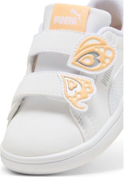Puma Smash 3.0 Beyaz Kız Çocuk Sneaker Çok Renkli-sarı Çok Renkli - Sarı