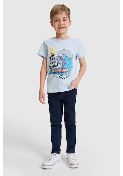 U.s. Polo Assn. Erkek Çocuk Açık Mavi Tişört 50325606-vr003 Acık Mavı