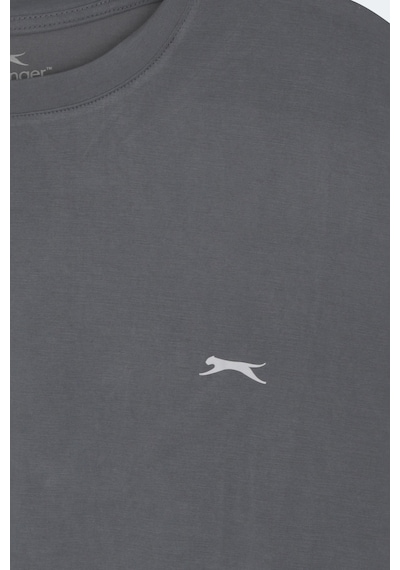 Slazenger Keane Erkek Oversıze Gri Tişört