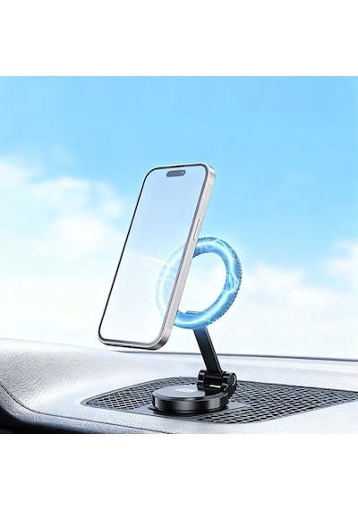 Go Des Gd-hd242 360 Derece Dönebilen Düz Zemin Araç Telefon Tutucu Siyah