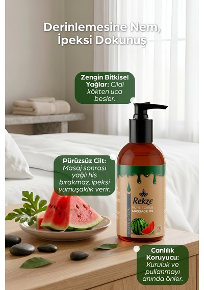 Doğal2 Adet Karpuz Özlü Duyusal Ve Aromaterapi Erotik Masaj Yağı 120 Ml - 306292156