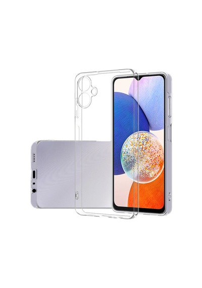 Fibaks Galaxy A06 Uyumlu Kılıf Şeffaf Kamera Korumalı Renksiz Esnek Silikon Kapak Kilif