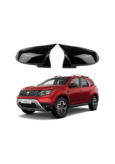Dacia Duster 2018- Araca Özel Batman Yarasa Ayna Kapağı Pianoblac