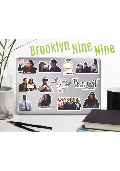 Brooklyn Nine-nine Seri 2 Sticker Seti Laptop Ajanda Tablet Telefon Defter Etiket Bullet Journal Diğer