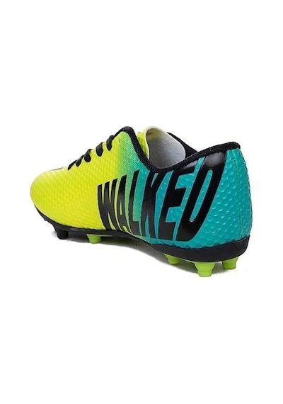Walked 401-26 Çocuk Çivili Halı Saha Krampon Sarı Turkuaz 31-35