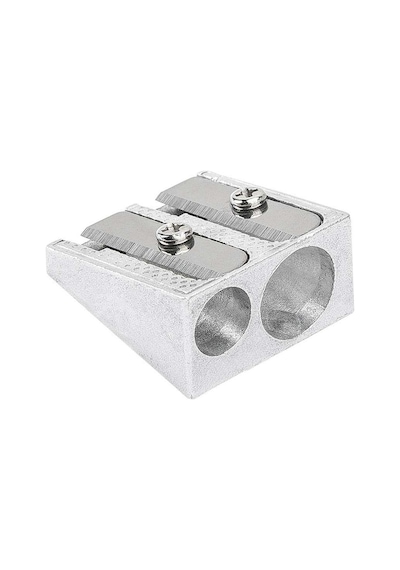 Deli Klasik Metal Çift Ağızlı Kalemtraş 39762