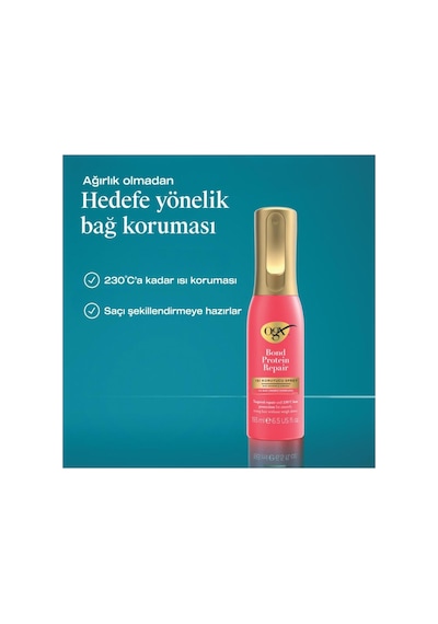 Ogx Bond Protein Repair Isı Koruyucu Sprey 193 Ml