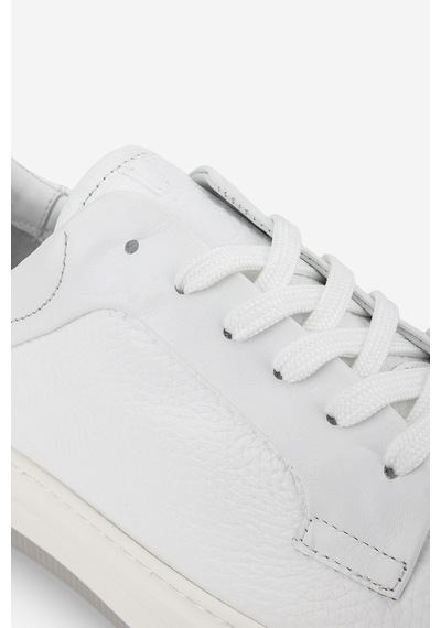 Valmenti Erkek Hakiki Deri Beyaz Sneakers & Spor Ayakkabı 1212 2504 Erk Ayk Y26 Byz Fltr/byz Met